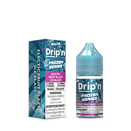 Drip’n E-liquid Frozen Series Electric Fruit Blast Ice Blast 20mg 30mL (Provincial)