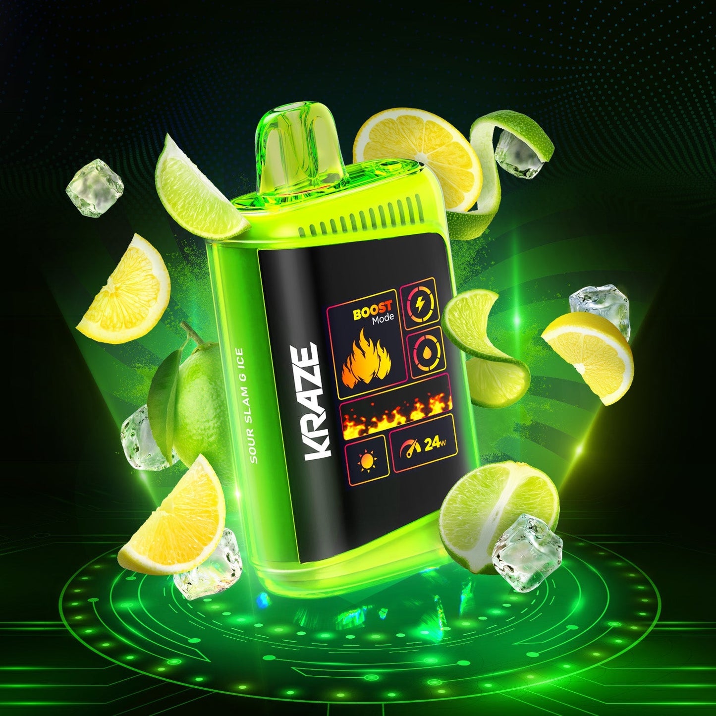 Kraze Mega X 48k S. Slam G Ice 20mg/ml Disposable (Provincial)