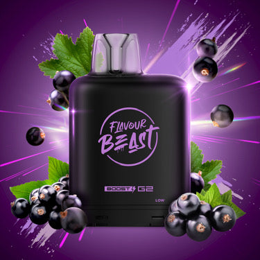 Flavour Beast LevelX Boost G2 Pod 15K/25k Bumpin’ Blackcurrant 20mg/mL (Provincial)