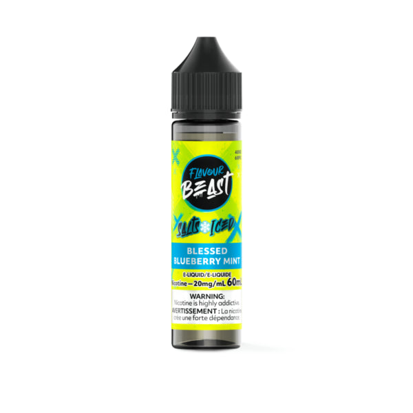 Flavour Beast E-liquid Blessed Blueberry Mint Iced 20mg/mL 60mL (provincial)