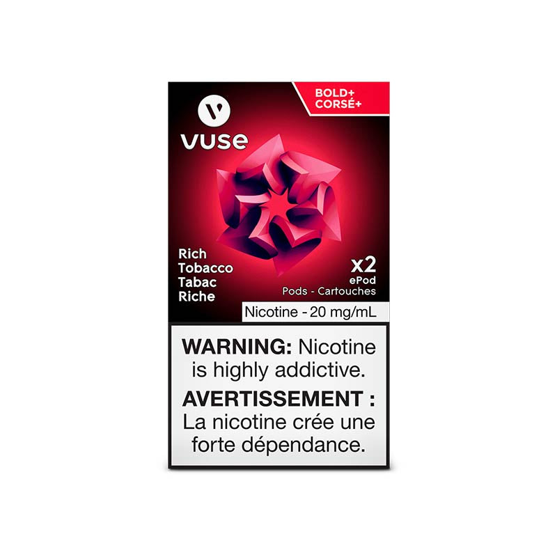 Vuse Epod Rich Tobacco- Bold + 20mg/mL ×2 (Provincial)