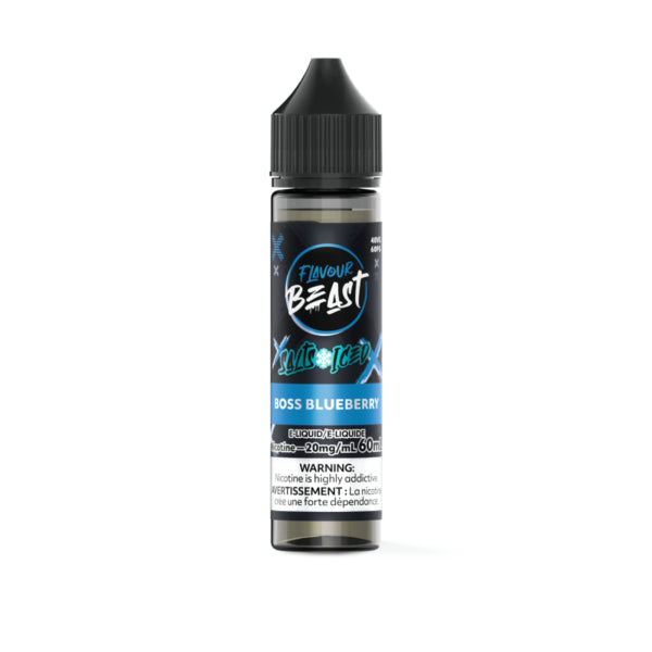 Flavour Beast E-liquid Boss Blueberry Iced 20mg/mL 60mL (provincial)