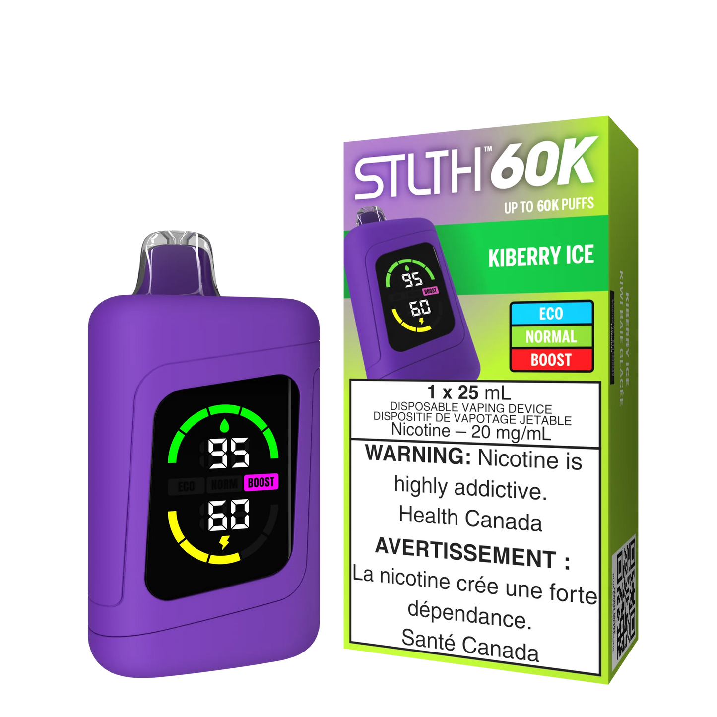 Stlth 60K Kiberry 20mg/mL disposable (Provincial)