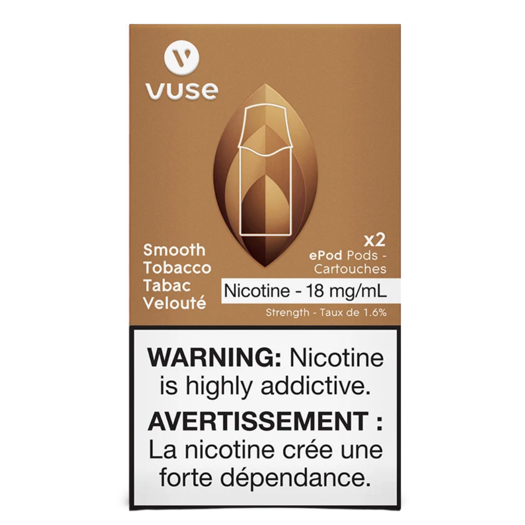 Vuse Epod Smooth Tobacco 20mg/mL ×2 (Provincial)