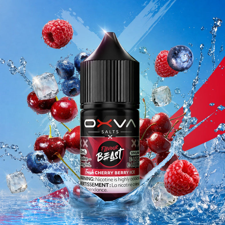 Flavour Beast x OXVA E-liquid Fresh Cherry Berry Ice 20mg/ml 30ml (Provincial)