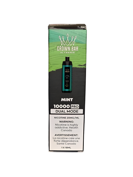 CrownBar Al Fakher - Mint 10k Pro 20mg/ml Disposable (Provincial)