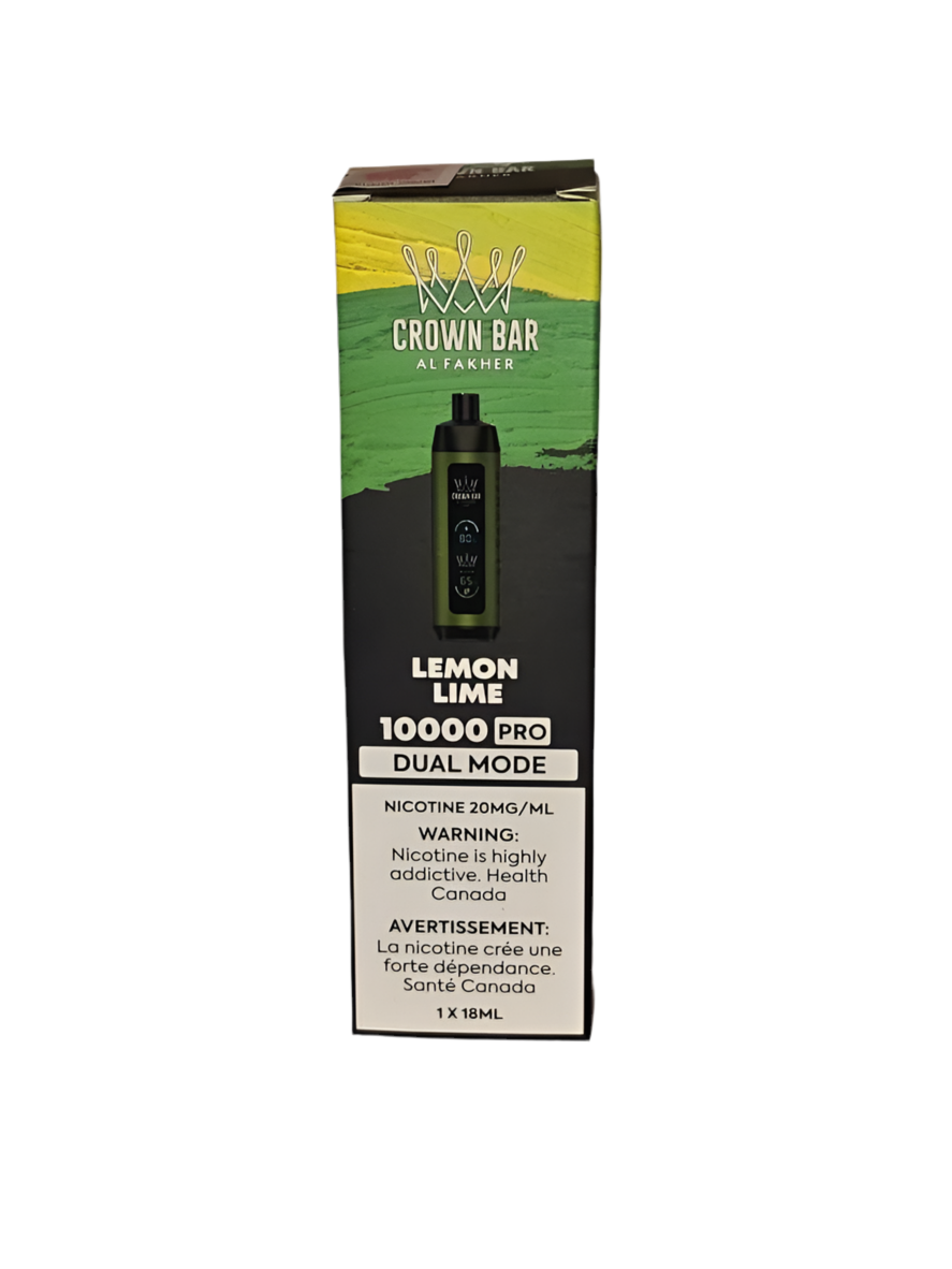 CrownBar Al Fakher - Lemon Lime 10k Pro 20mg/ml Disposable (Provincial)