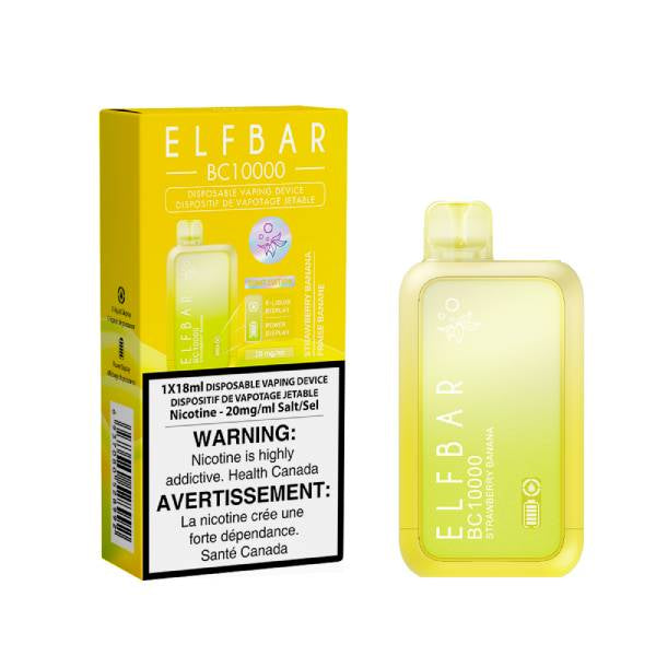 ELF BAR BC10000 Strawberry Banana 20mg/mL Disposable (Provincial)
