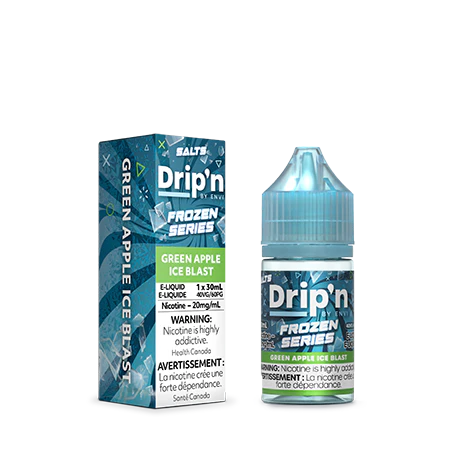 Drip’n E-liquid Frozen Series Green Apple Ice Blast 20mg 30mL (Provincial)