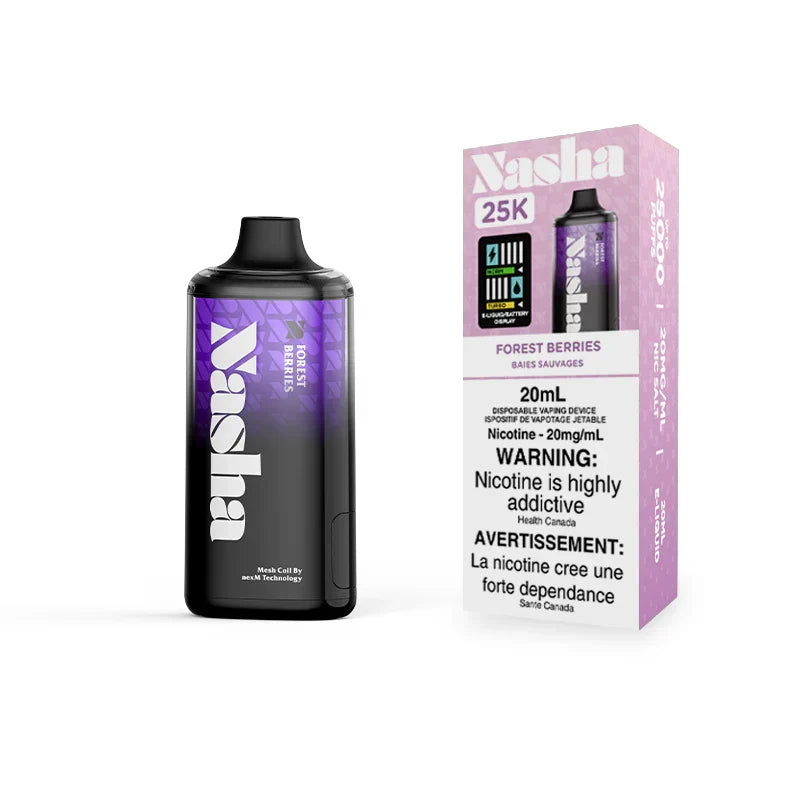 Nasha 25K Forest Berries disposable 20mg/ml (Provincial)