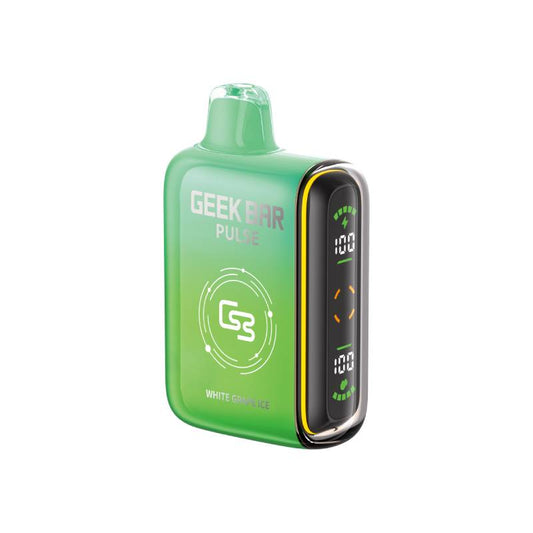 Geek Bar Pulse 9000 White Grape Ice 20mg/mL Disposable (Provincial)
