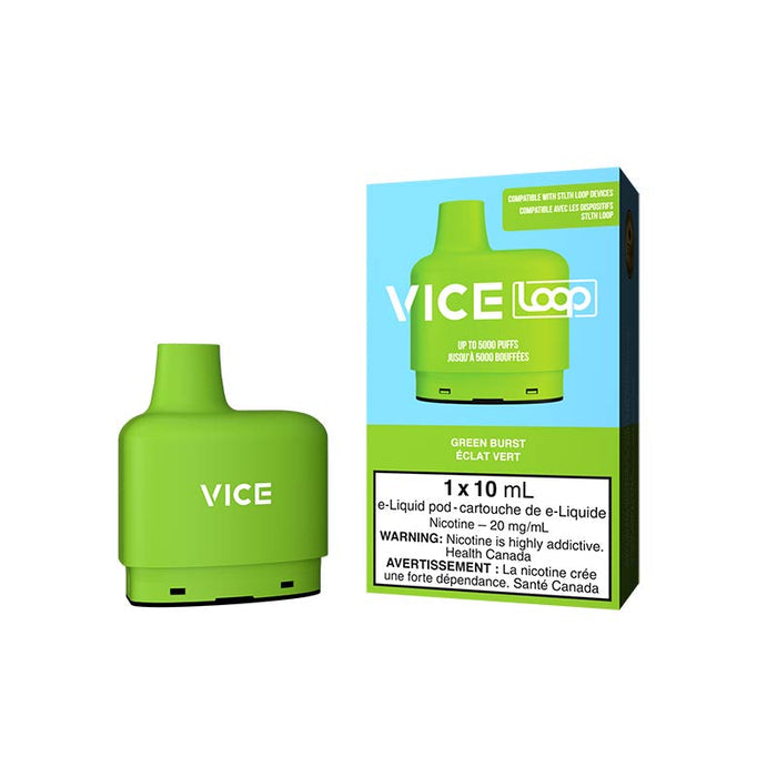 Vice Loop Pod Green Burst 20mg/mL (Provincial)