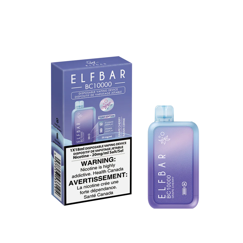 ELF BAR BC10000 Grape Cherry 20mg/mL Disposable (Provincial)