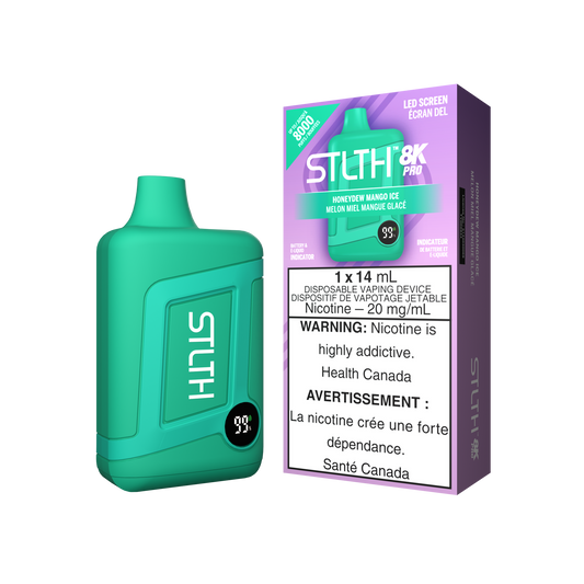 Stlth 8kpro Honeydew Mango Ice 20mg/mL disposable (Provincial)