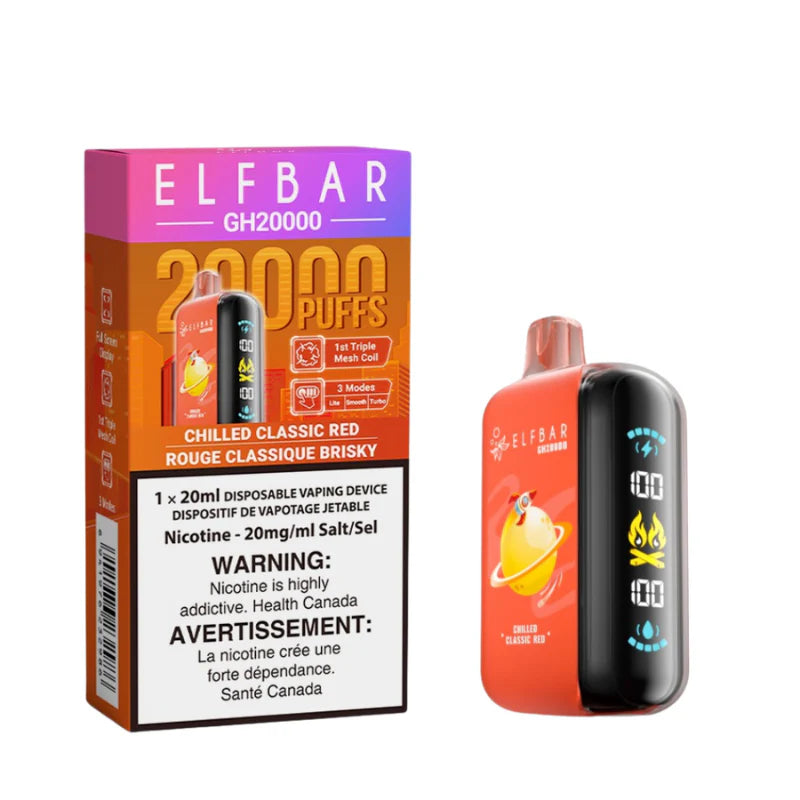 ELF BAR GH20k Chilled Classic Red 20mg/mL Disposable (Provincial)
