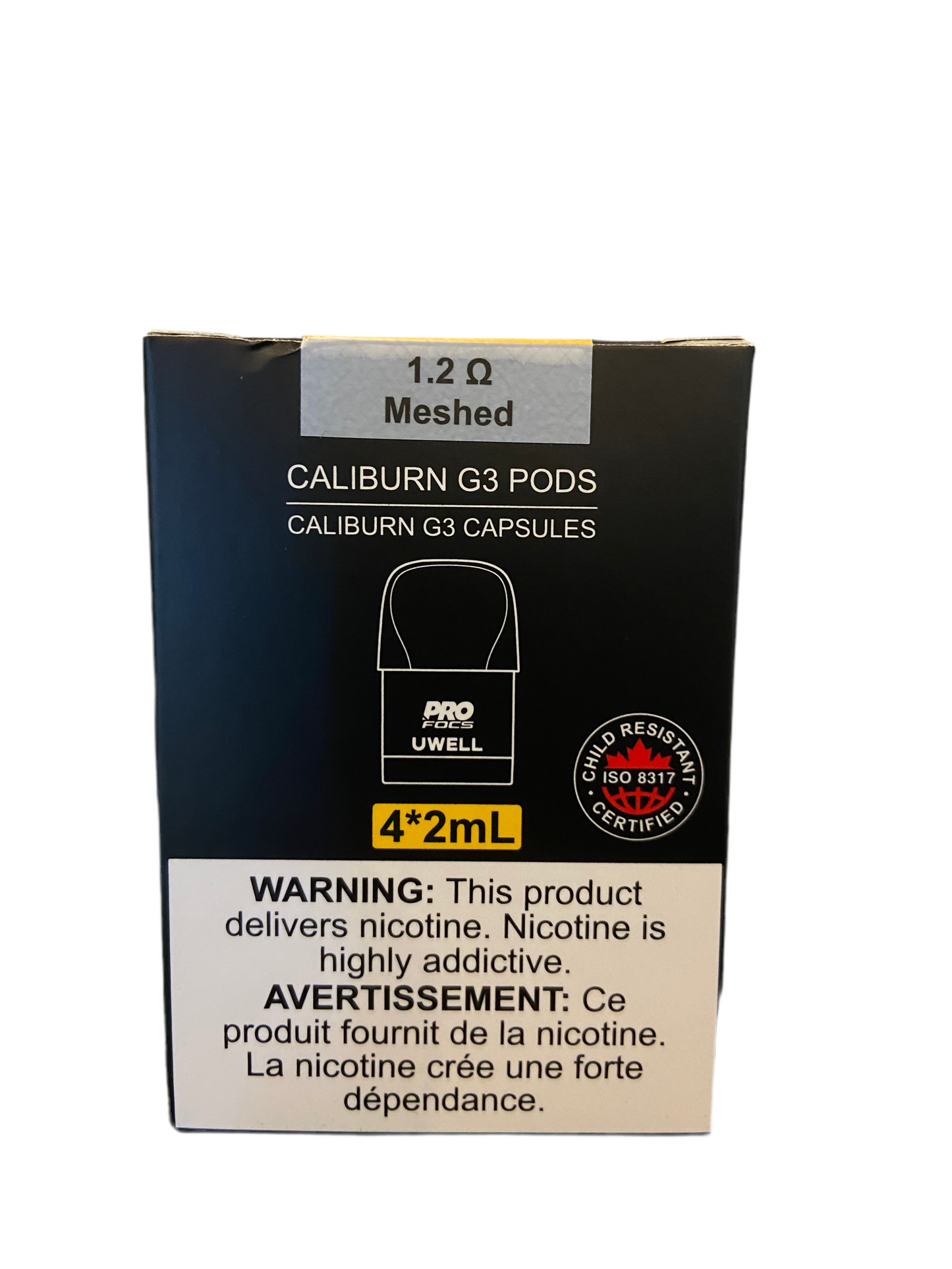 Caliburn G3 Replacement Pods 1.2 Ω 4 Pack