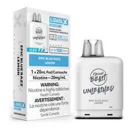 Flavour Beast Unleashed LevelX G2 Pod 25K Epic Blue Razz Lemon 20mg/mL (Provincial)