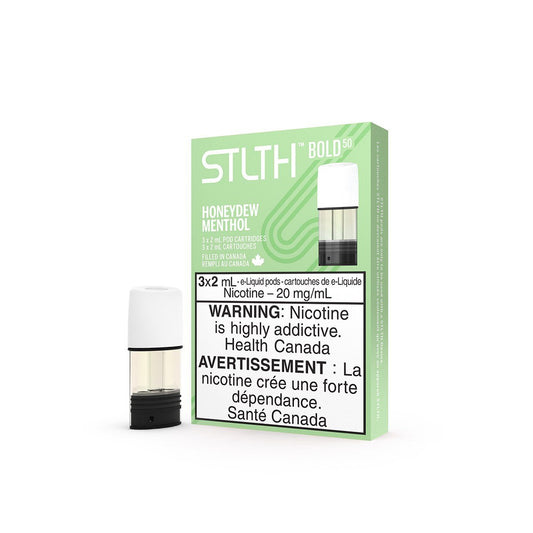 Stlth pods Honeydew Menthol Bold50 20mg/mL (provincial)