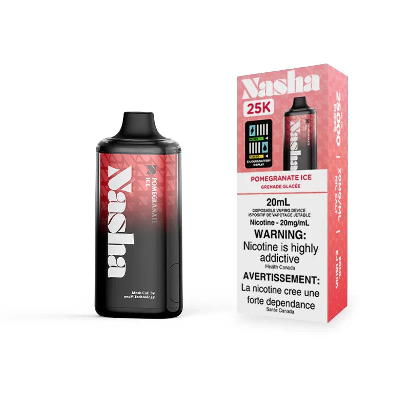 Nasha 25K Pomegranate Ice disposable 20mg/ml (Provincial)