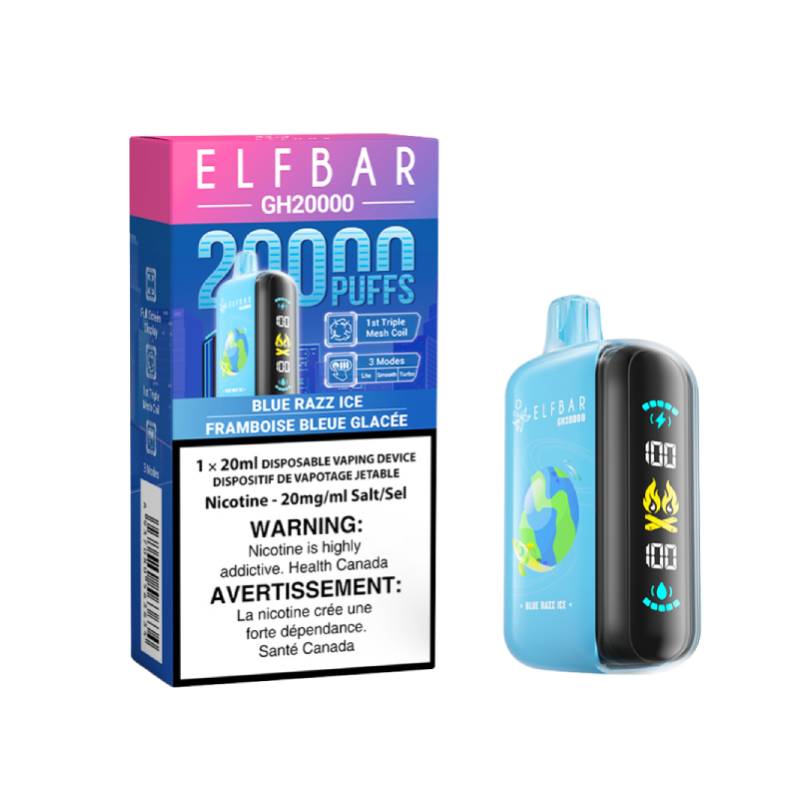 ELF BAR GH20k Blue Razz Ice 20mg/mL Disposable (Provincial)