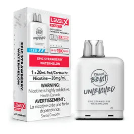 Flavour Beast Unleashed LevelX G2 Pod 25K Epic Strawberry Watermelon 20mg/mL (Provincial)