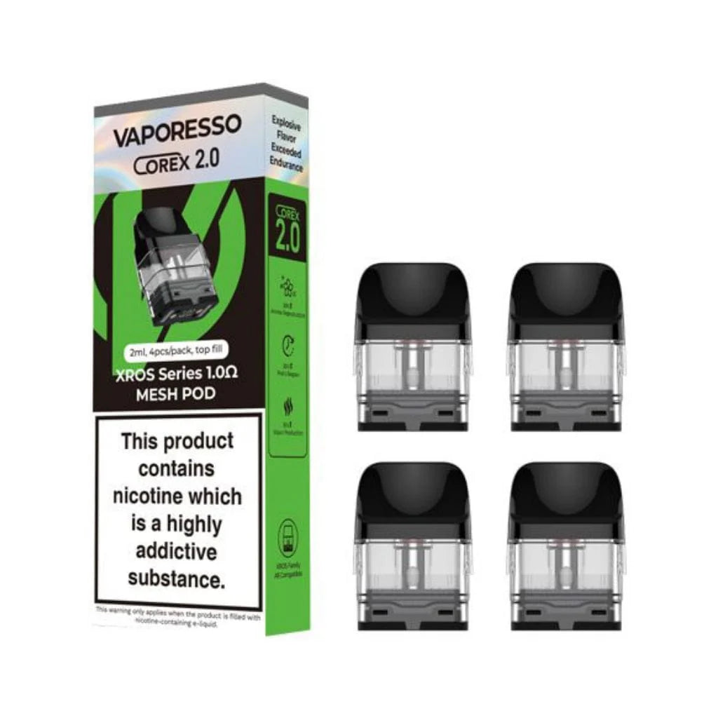 Vaporesso Corex 2.0 XROS 1.0Ω Replacement Pods 2mL 4pk
