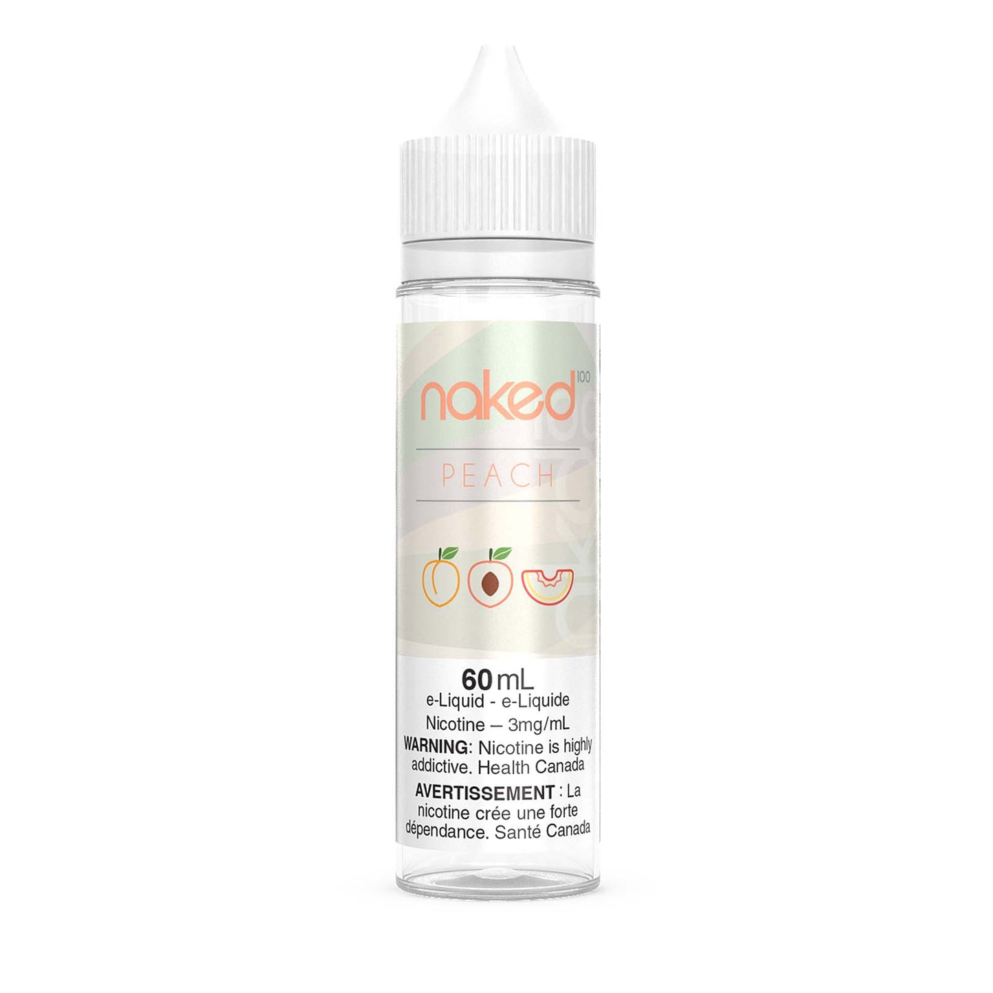 Naked 100 e-liquid Peach 6mg/mL 60mL(Provincial)