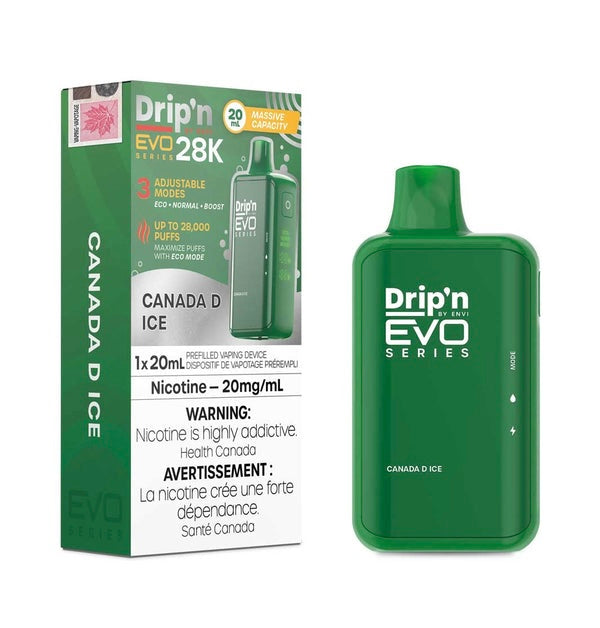 Drip’n EVO 28k Canada D Ice 20mg/mL Disposable (Provincial)