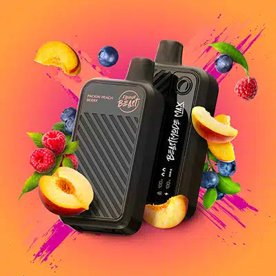 Flavour beast Mode Max 18k Packin’ Peach Berry 20mg/mL Disposable (provincial)