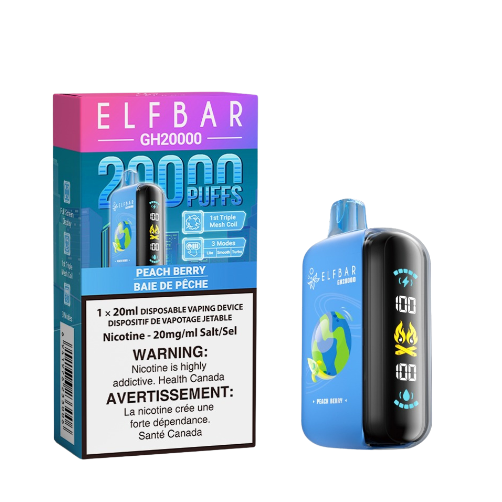 ELF BAR GH20k Peach Berry 20mg/mL Disposable (Provincial)