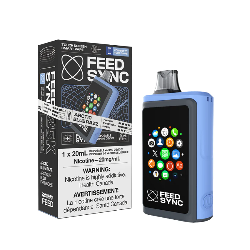 Feed Sync 25k - Arctic Blue Razz - Smart Disposable Vape (Provincial)