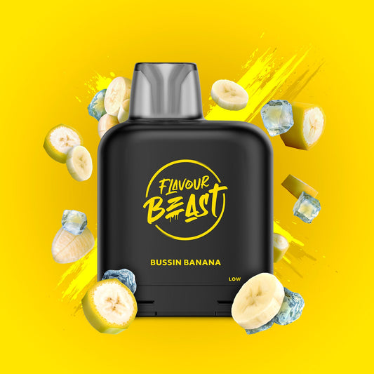 Flavour Beast LevelX Boost G2 Pod 15K/25k Bussin Banana Iced 20mg/mL (Provincial)