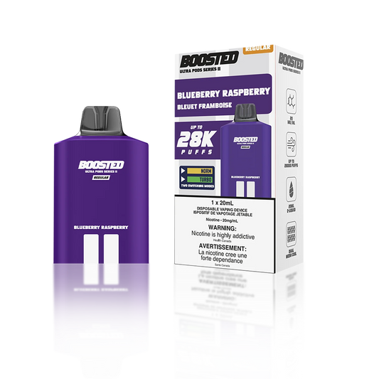 Boosted Ultra Pod II 28K Blueberry Raspberry 20mg/ml (Provincial)