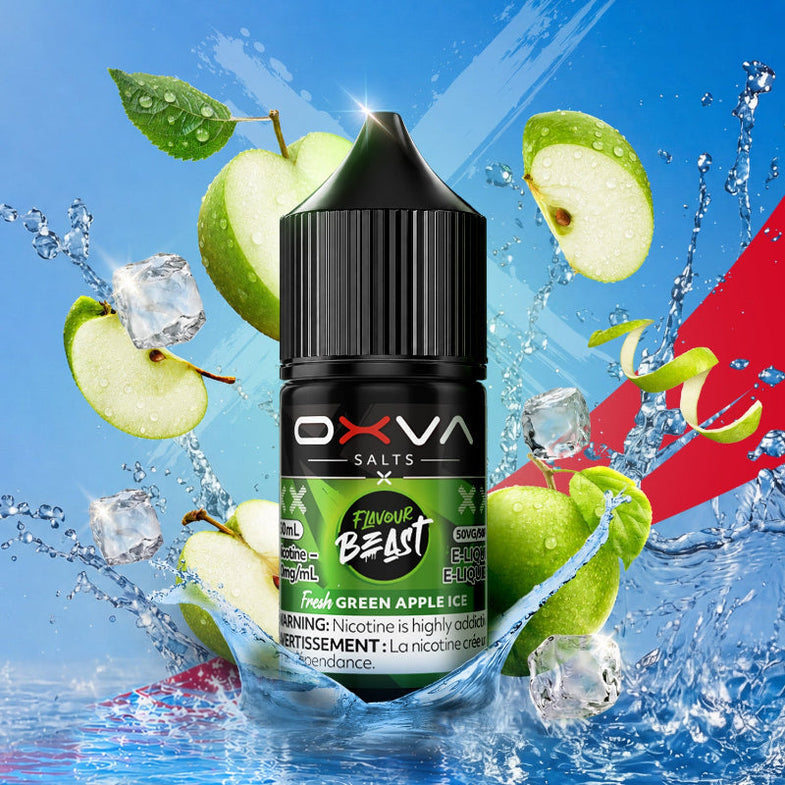 Flavour Beast x OXVA E-liquid Fresh Green Apple Ice 20mg/ml 30ml (Provincial)