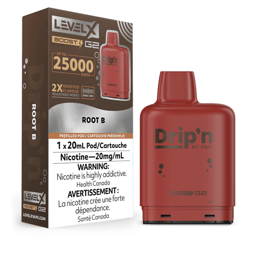 Drip’n LevelX Boost G2 Pod Root B 20mg/mL (Provincial)