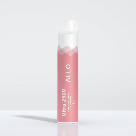 Allo ultra 2500 Strawberry Banana 10mg/mL disposable (Provincial)