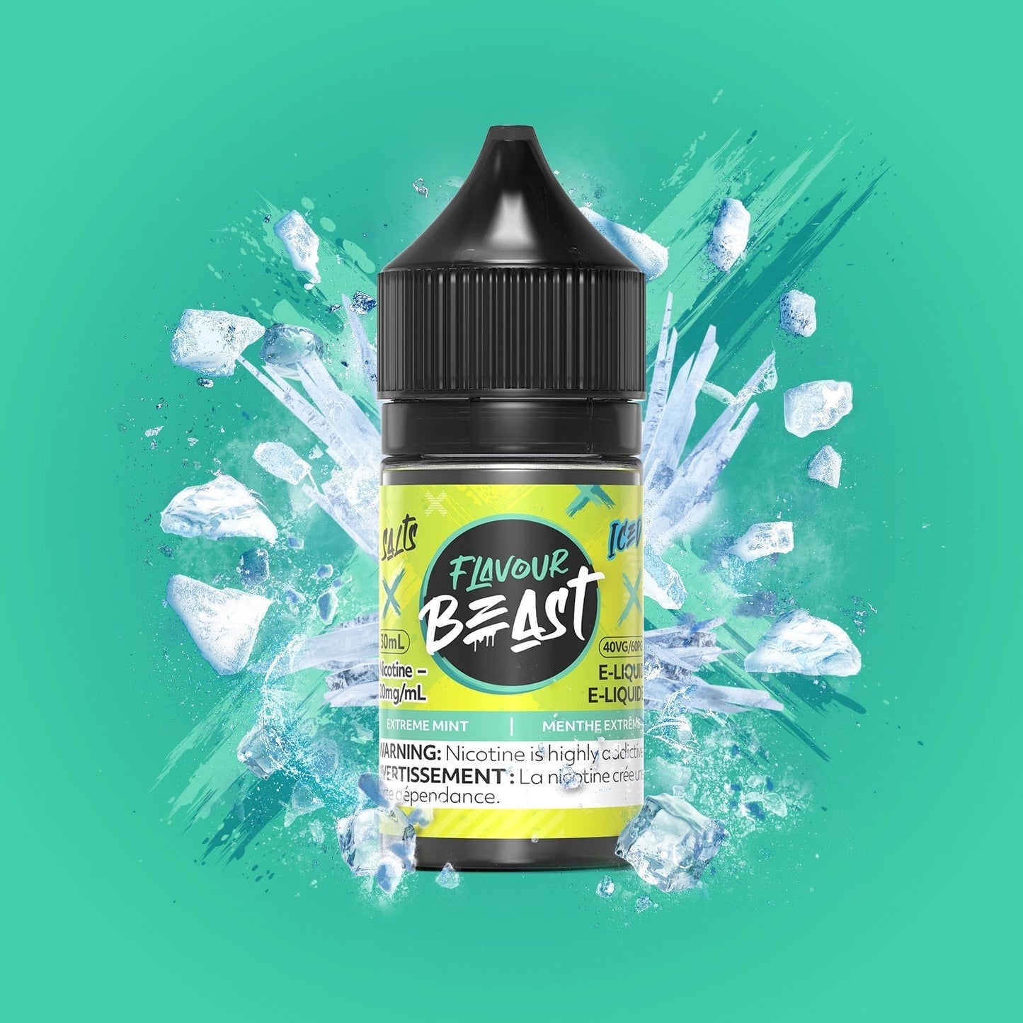 Flavour Beast E-liquid Extreme Mint Iced 10mg/mL 30mL (provincial)