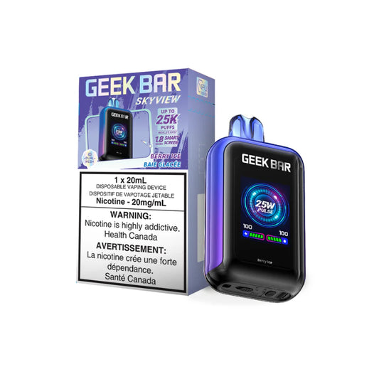 Geek Bar Skyview 25k Berry Ice 20mg/mL Disposable (Provincial)
