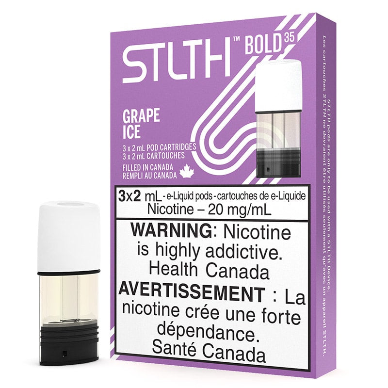 Stlth pods Grape Ice Bold 20mg/mL (Provincial)