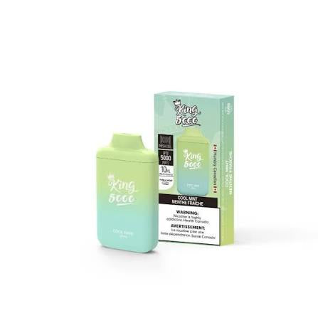 King Vape 6000 Zero Bar Cool Mint 0mg/ml Disposable (Provincial)