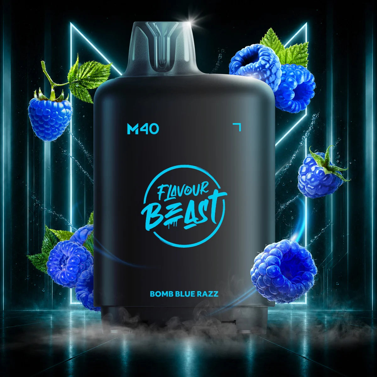 Flavour Beast Level X M series Pod Bomb Blue Razz 160k 20mg/40ml (provincial)
