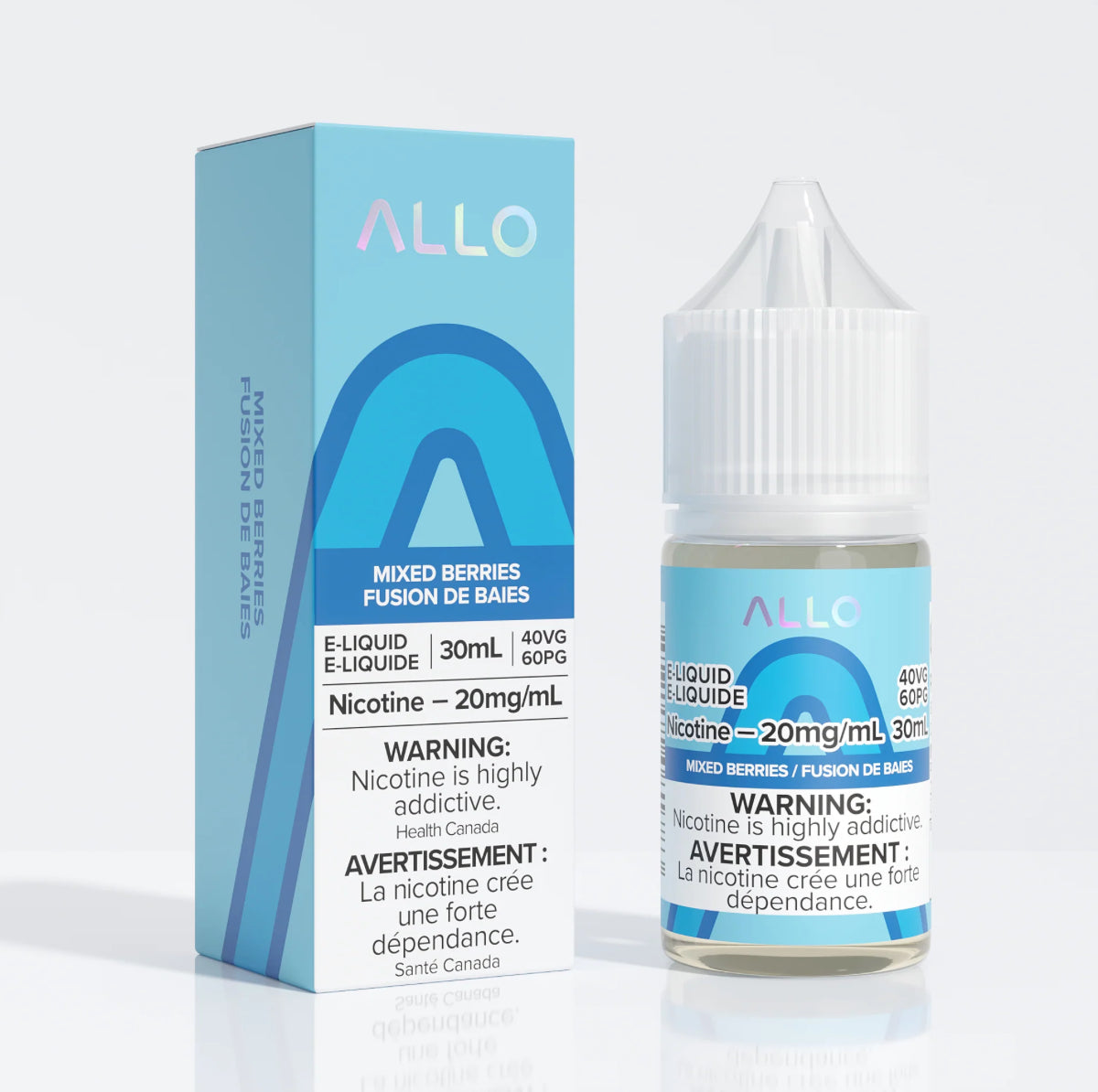Allo E-Liquid Mixed Berries 20mg/ml 30mL(provincial)