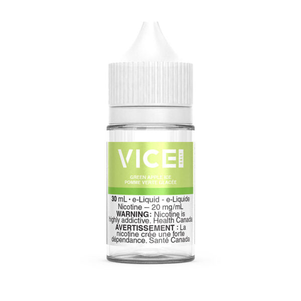 Vice Salt e-liquid Green Apple Ice 20mg 30mL (Provincial)