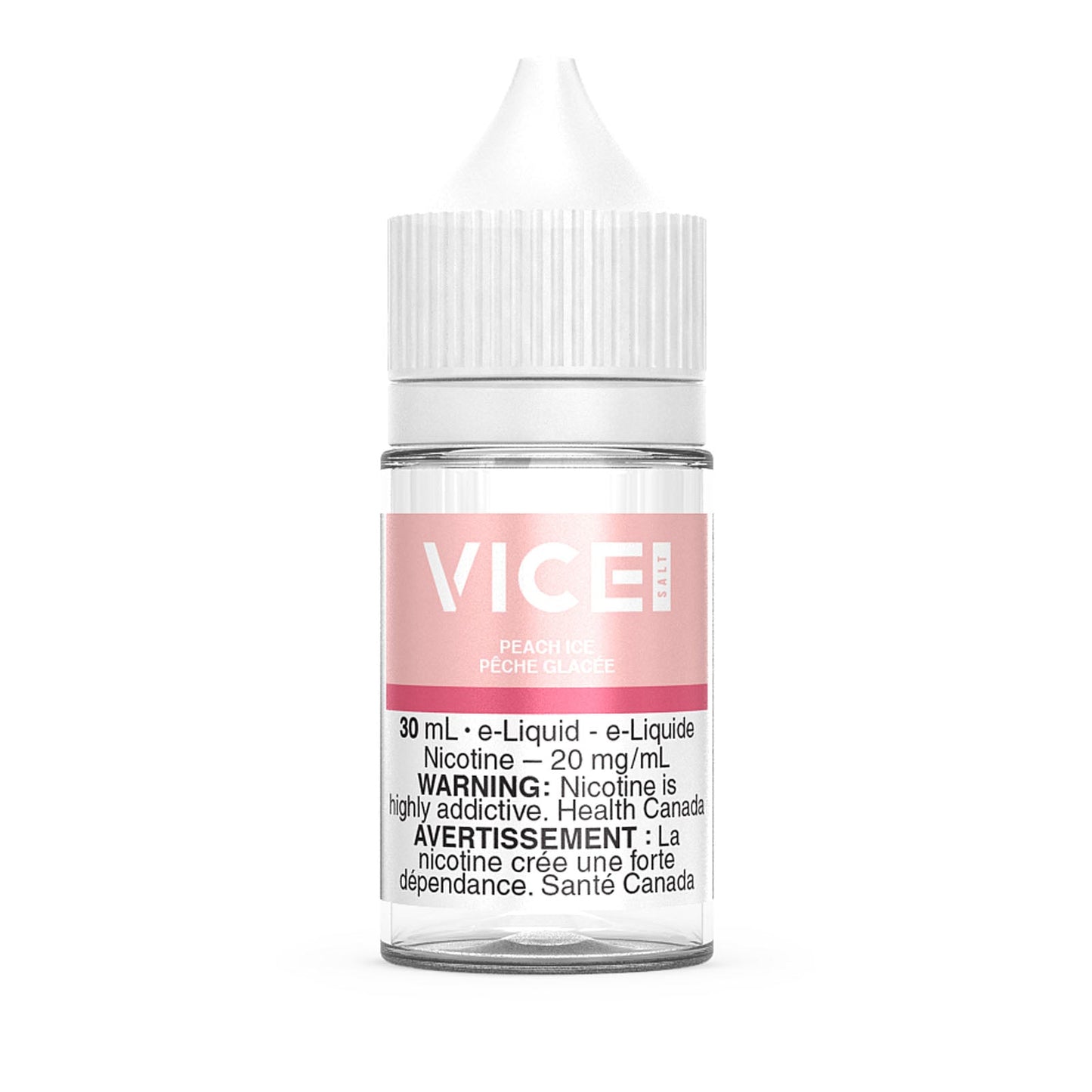 Vice Salt e-liquid Peach Ice 20mg 30mL (Provincial)