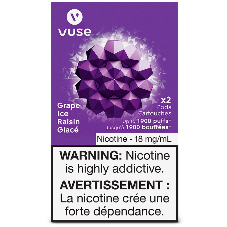 Vuse Epod Grape Ice 18mg/mL x 2