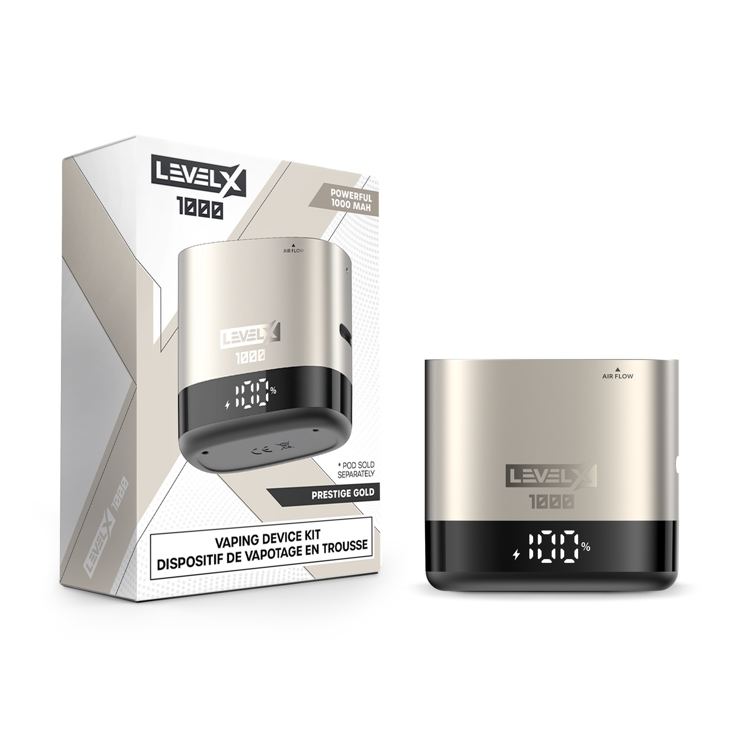 LevelX 1000 Prestige Gold Battery/Device