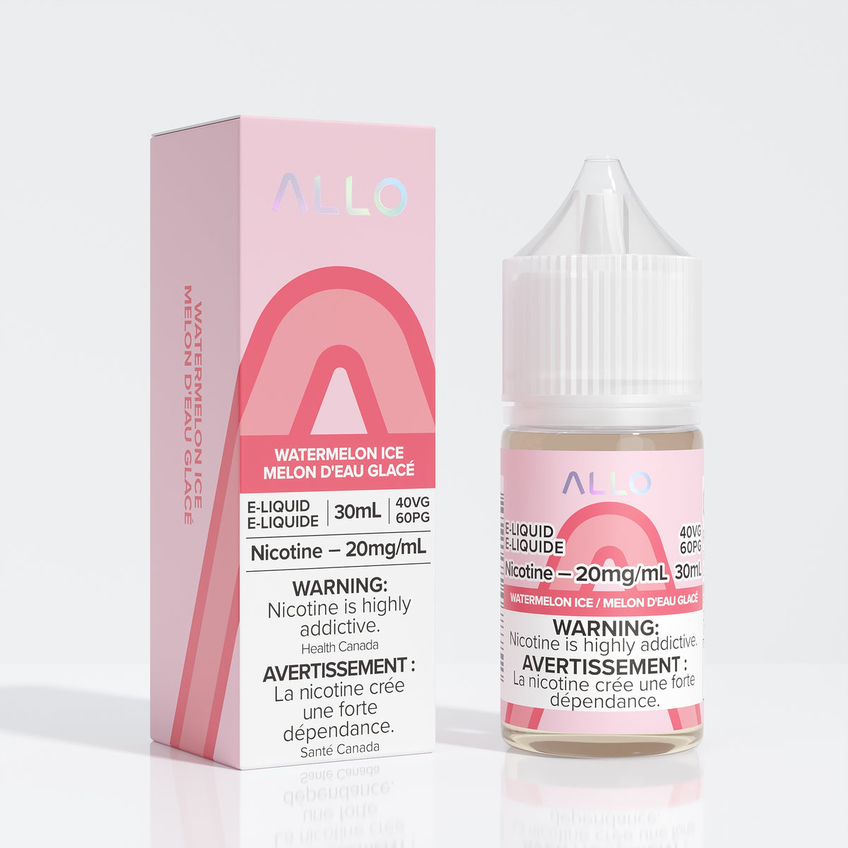 Allo E-Liquid Watermelon Ice 20mg/mL 30mL (Provincial)