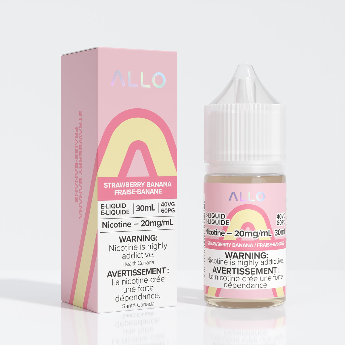 Allo E-Liquid Strawberry Banana 20mg/mL 30mL(provincial)