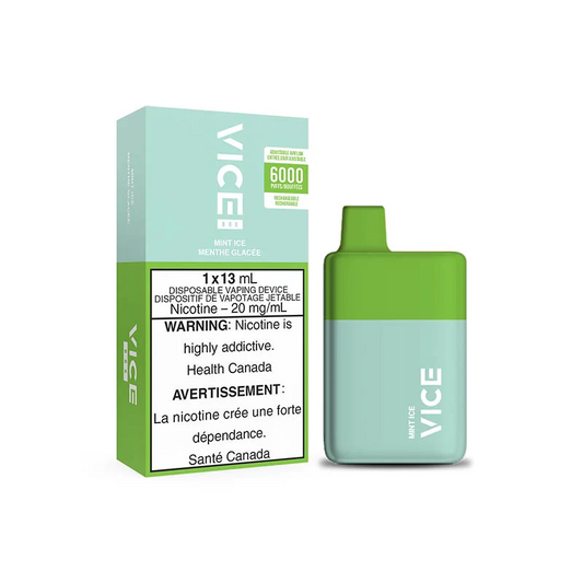 Vice box 6000 Mint Ice 20mg/mL disposable (Provincial)