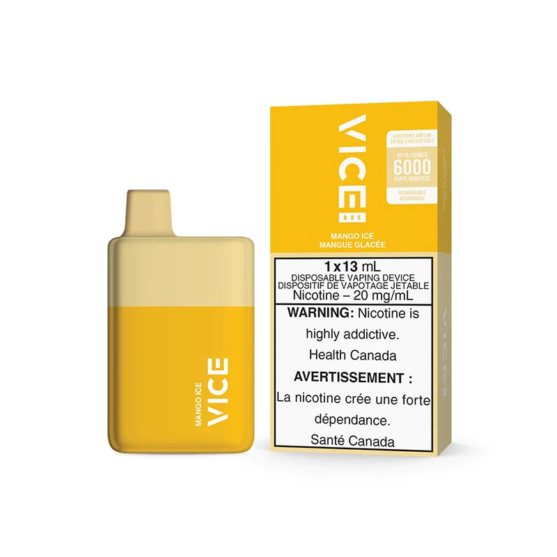 Vice box 6000 Mango Ice 20mg/mL disposable (Provincial)
